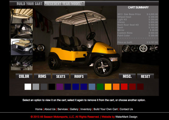 Build Your Own Custom Golf Cart