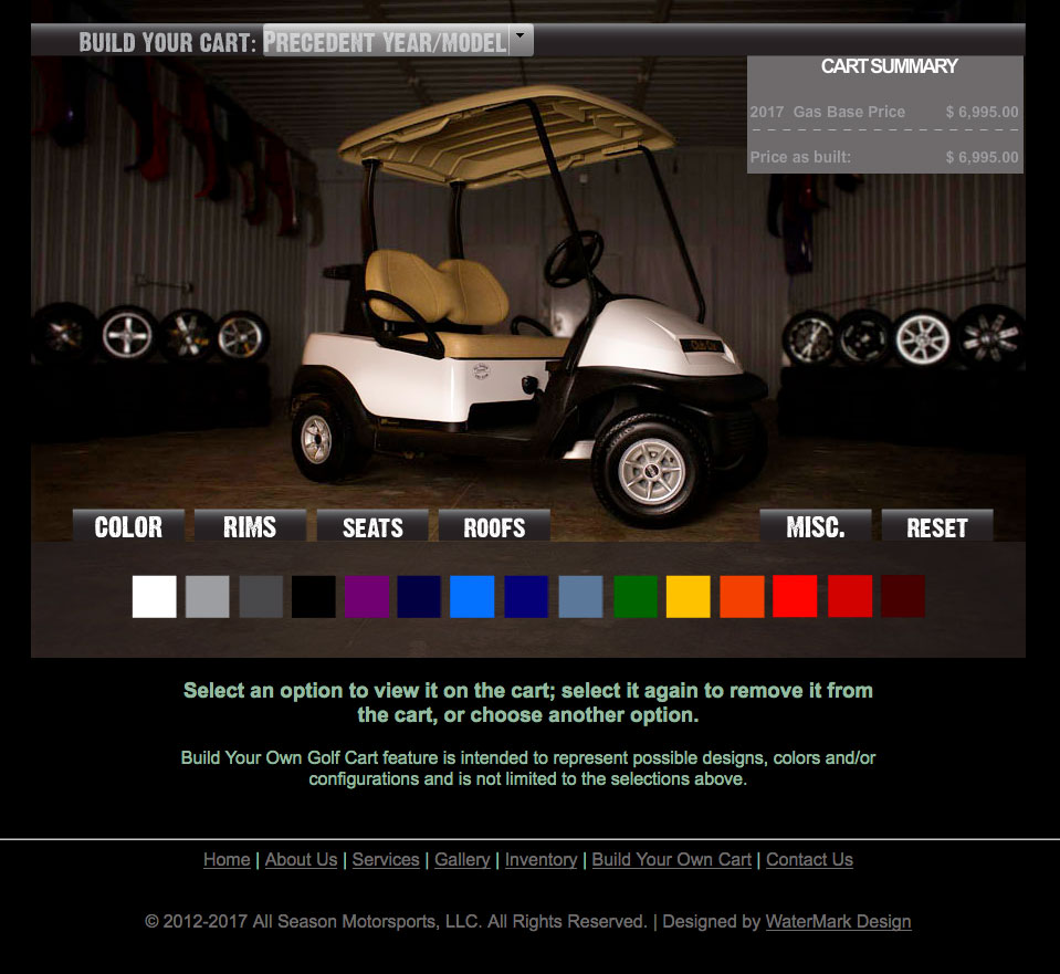 golf cart builder updated 2013