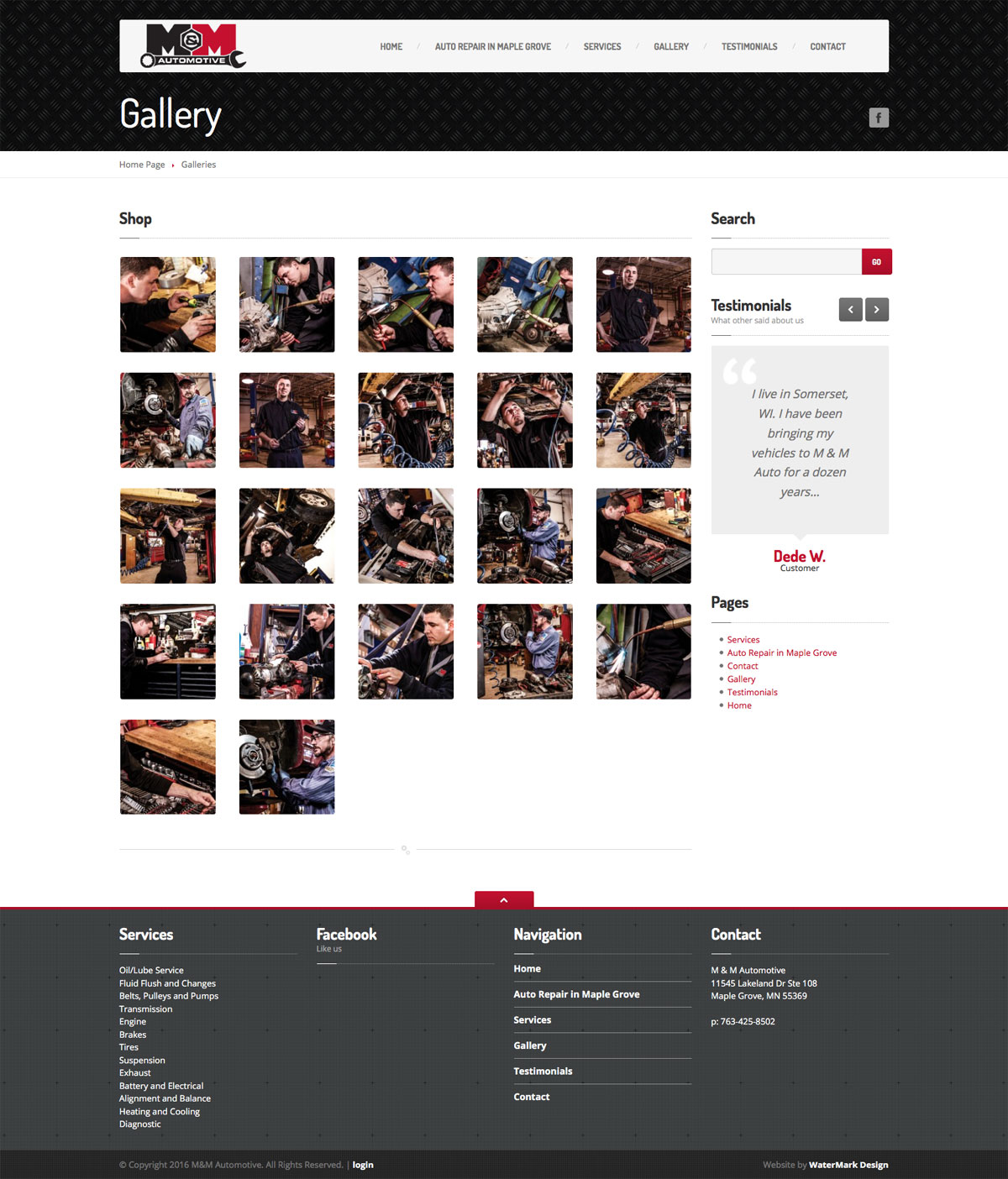 m&m automotive web design 1 m&m automotive web design 1
