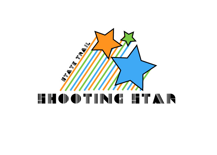 Shooting Star State Trail MN Logo Design