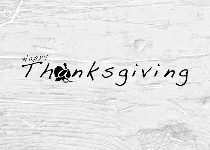 Happy Thanksgiving Logo A Day Challenge