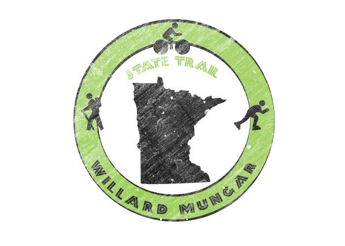 willard mungar logo design a day Willard Munger State Trail Logo A Day