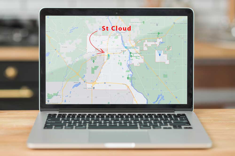 st cloud web design map