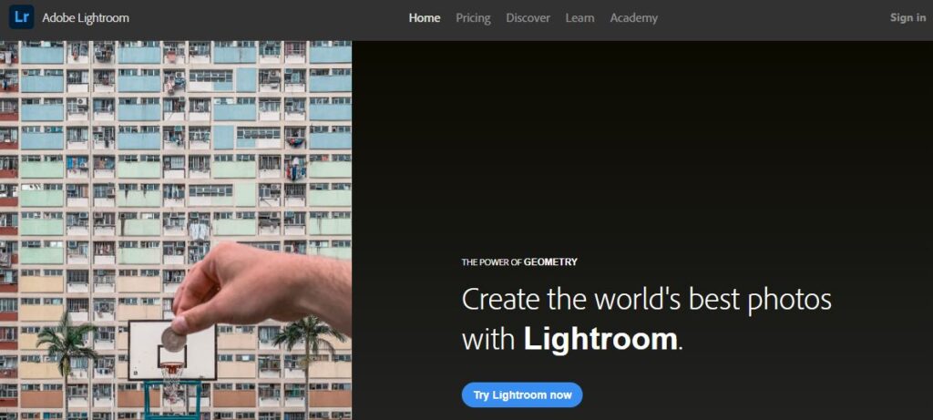 adobe lightroom