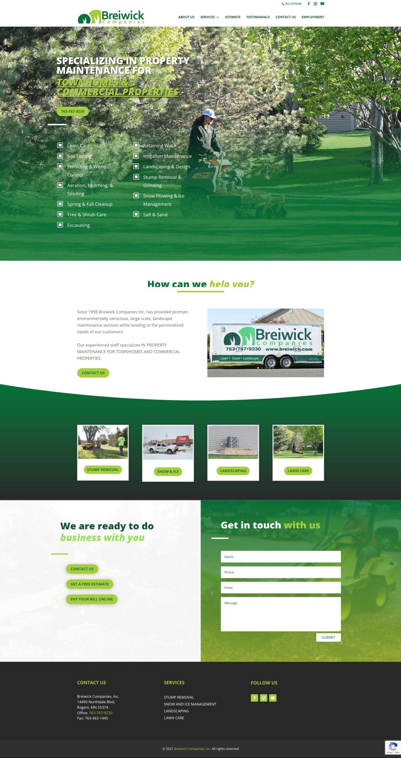 breiwick companies website project 4