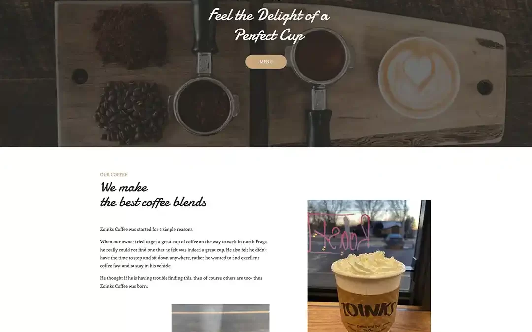 Coffee Shop Website